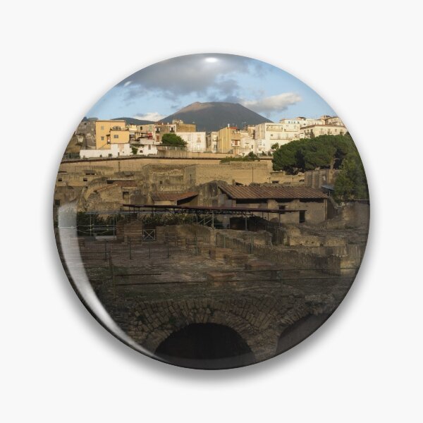 Item preview, Ancient Herculaneum Ruins - Cloud Shadows Evoke the Ancient Volcano Eruption Disaster designed and sold by Georgia Mizuleva.