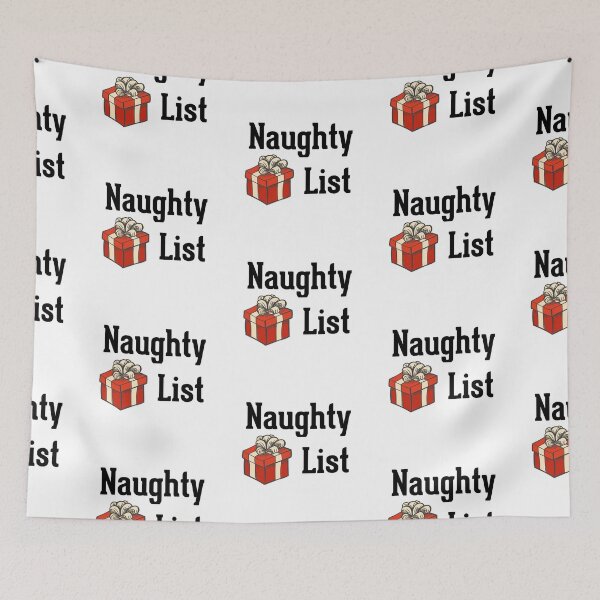 Item preview, Naughty List. designed and sold by BackgroundND.