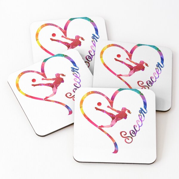 Item preview, Soccer heart designed and sold by CactusDesigns68.