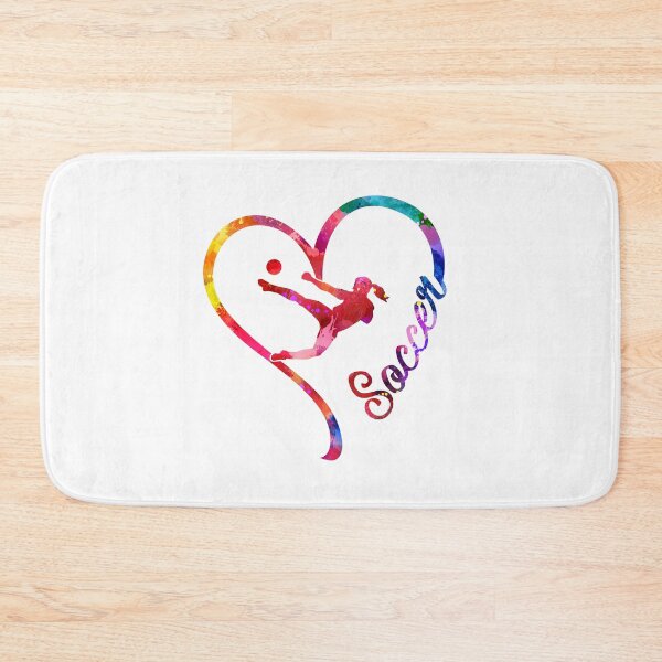 Item preview, Soccer heart designed and sold by CactusDesigns68.