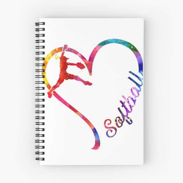 Item preview, Softball heart designed and sold by CactusDesigns68.