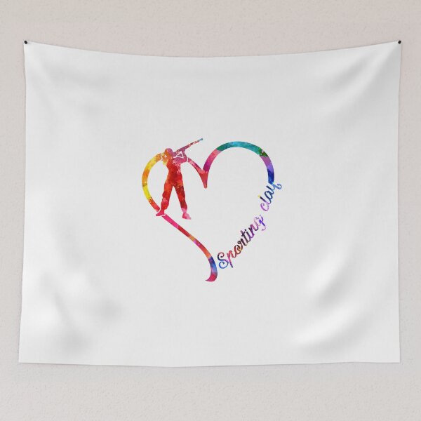Item preview, Sporting clay heart designed and sold by CactusDesigns68.