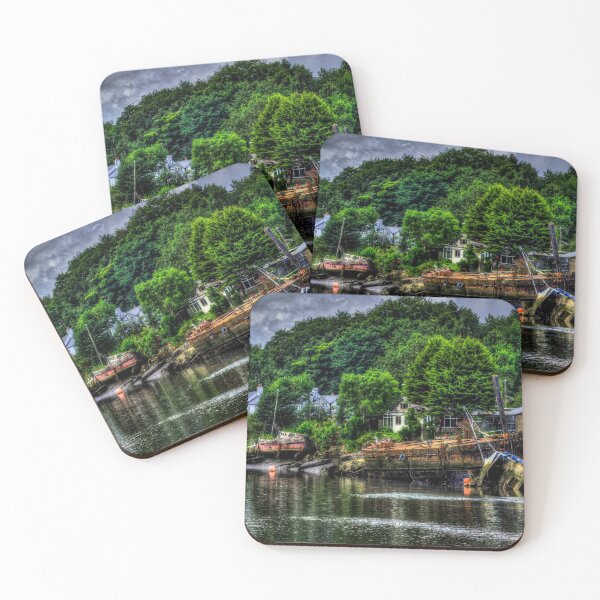 Item preview, Barge Wreck  And Boats On The River Wear designed and sold by axp7884.