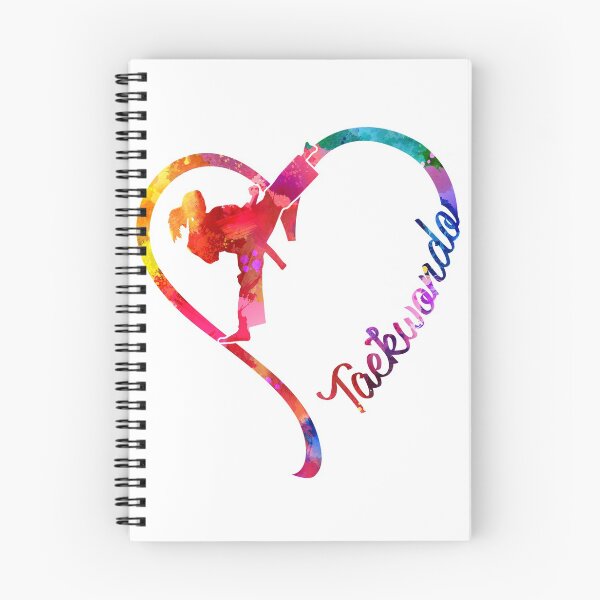 Item preview, Teakwondo heart designed and sold by CactusDesigns68.
