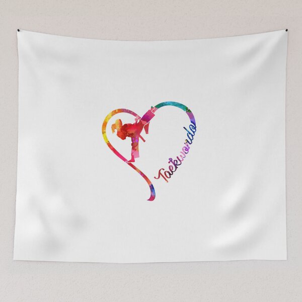 Item preview, Teakwondo heart designed and sold by CactusDesigns68.