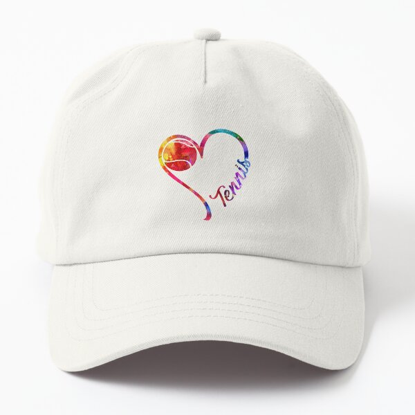 Tennis heart Dad Hat