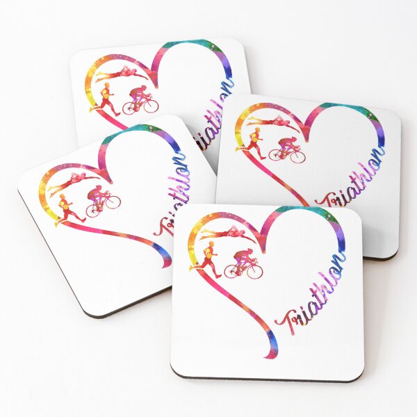 Item preview, Triathlon heart designed and sold by CactusDesigns68.