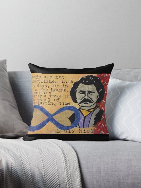 Aperçu de l'œuvre Louis Riel Citation Actes et Temps créée et vendue par Jenannbrown.