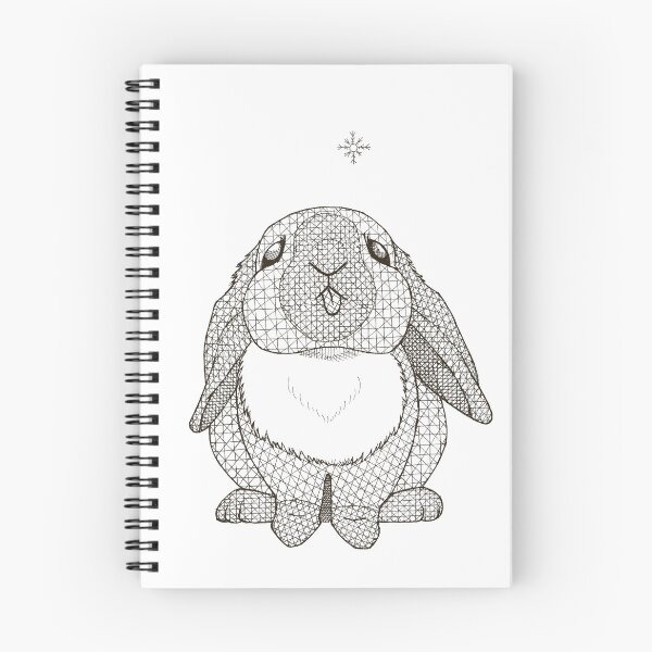 Item preview, Snowflake rabbit designed and sold by WatershipBound.