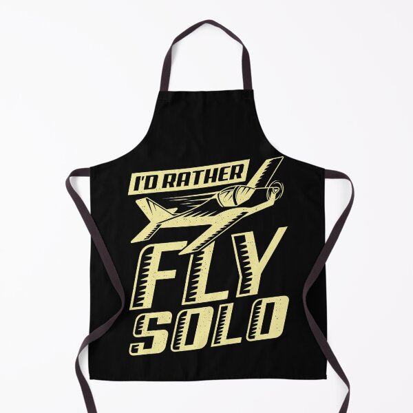 Item preview, I'd Rather Fly Solo Aviator Flight Pilot Gift designed and sold by Marcid95.