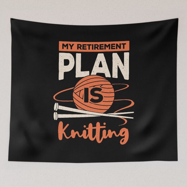 Item preview, My Retirement Plan Is Knitting designed and sold by Marcid95.