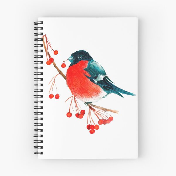 Item preview, Bullfinch Bird. Bullfinch. Its Christmas time. Round bird. Bird watchers. Red Bullfinch. designed and sold by ZheltakovaIana.