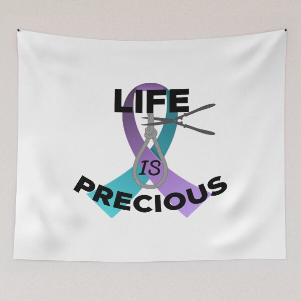 Item preview, Life is Precious | Suicide Prevention Week designed and sold by HawkDesigners.