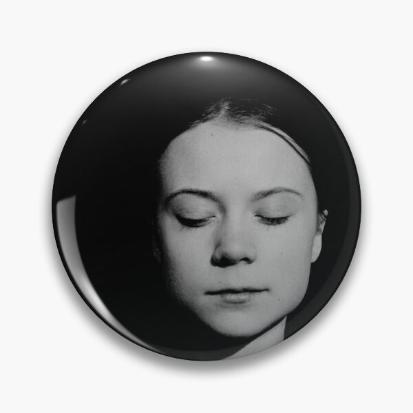 Item preview, greta thunberg black and white  designed and sold by emcazalet.