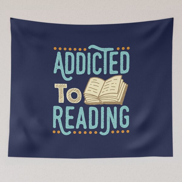 Item preview, Addicted to Reading Book Lover Bookworm designed and sold by jaygo.