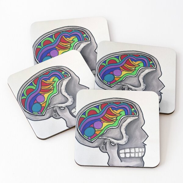 Item preview, colorful skull designed and sold by Aysha05.