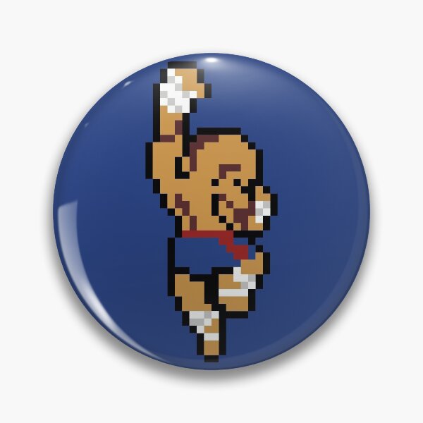 Item preview, Sagat Tiger Uppercut - Street Fighter Retro 8-bit Pixel Art designed and sold by The Armorsmith.