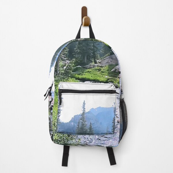 Item preview, Rocky Mountains Colorado View Scenic Landscape Vector designed and sold by hobrath.