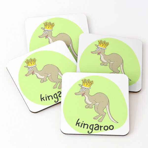 Item preview, Kingaroo - Animal pun designed and sold by The Agreeable Raven.
