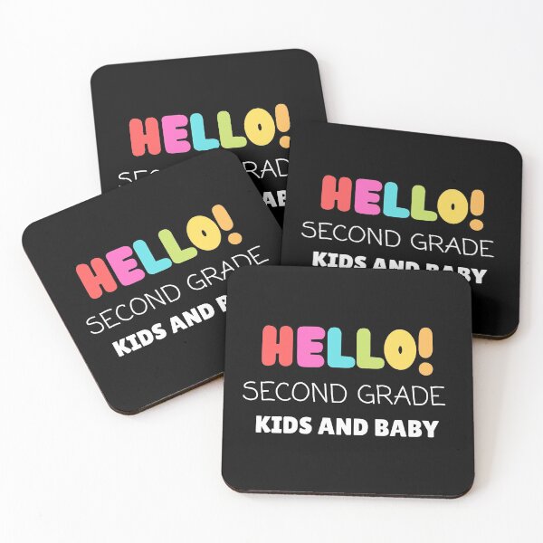 Item preview, Hello second grade kids and baby designed and sold by 2-Of-A-Kind.