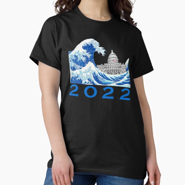 Item preview, A Wave of Blue in 2022 Blue Wave 22 Democrat Midterm Election designed and sold by ericthemagenta.
