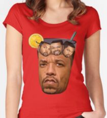 Ice Tea & Ice Cubes Women's Fitted Scoop T-Shirt
