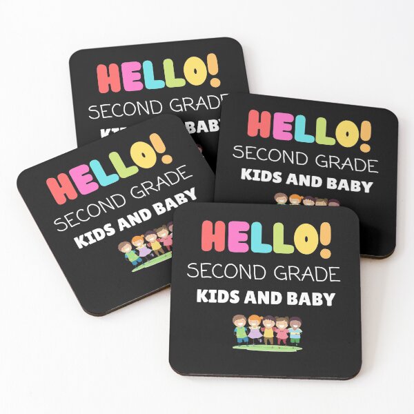 Item preview,  Hello second grade kids and baby designed and sold by 2-Of-A-Kind.