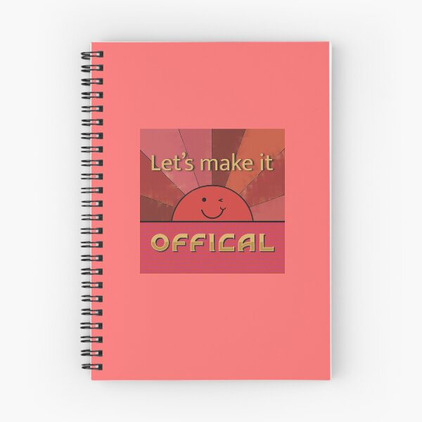 Item preview, Let’s Make It Offical - Red background designed and sold by FlorenciaBliss.