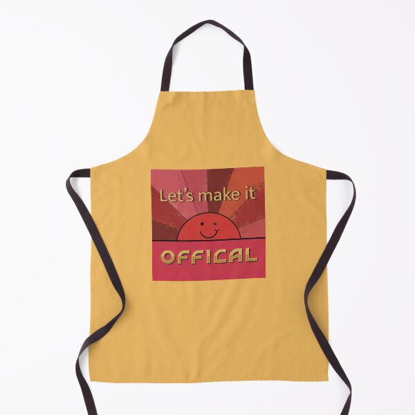 Item preview, Let’s Make It Offical - Red background designed and sold by FlorenciaBliss.