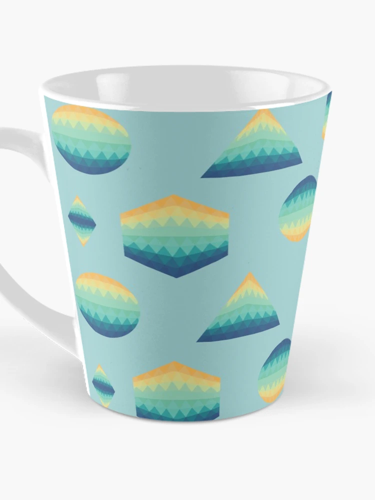 Thumbnail 3 of 4, Coffee Mug, GeoPattern designed and sold by ReBeDesigns.