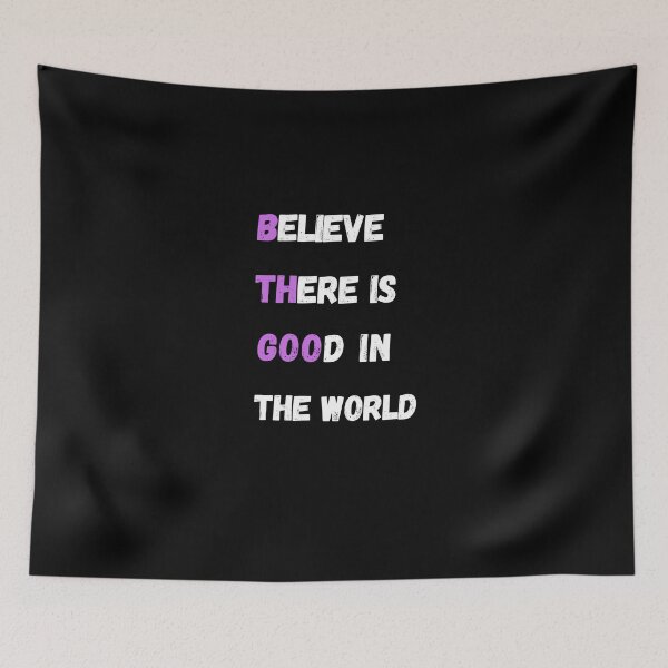 Item preview, T-shirt inspirant, Believe There is Good In The World Tee, Motivational Quote Shirt designed and sold by 77ART.