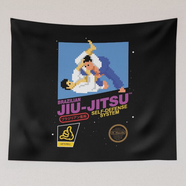 Item preview, Brazilian Jiu-Jitsu Retro Videogame Cart designed and sold by The Armorsmith.