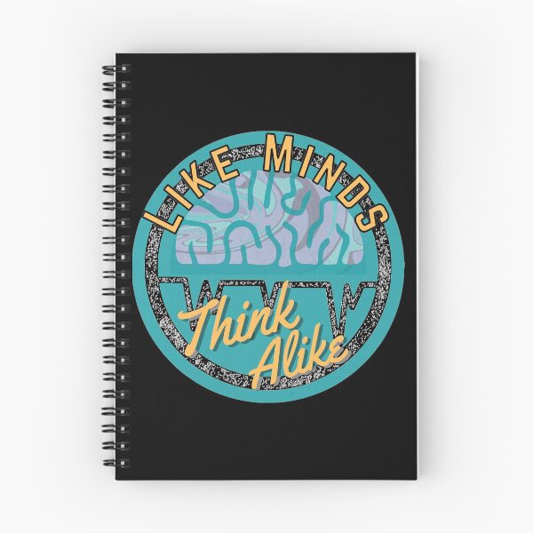 Item preview, Like Minds Think Alike Blue Shade Design for Creative & Positive Minded People designed and sold by Onewivnacher.