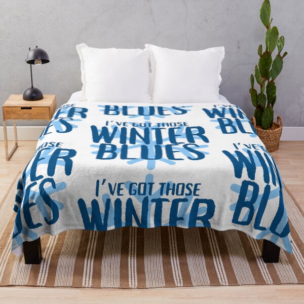 Aperçu de l'œuvre Flocon de neige blues d’hiver créée et vendue par lovelylavenderJ.