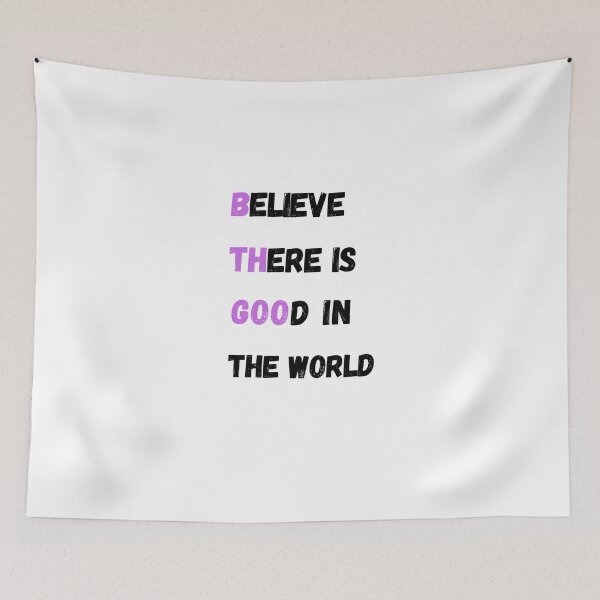 Item preview, T-shirt inspirant, Believe There is Good In The World Tee, Motivational Quote Shirt designed and sold by 77ART.