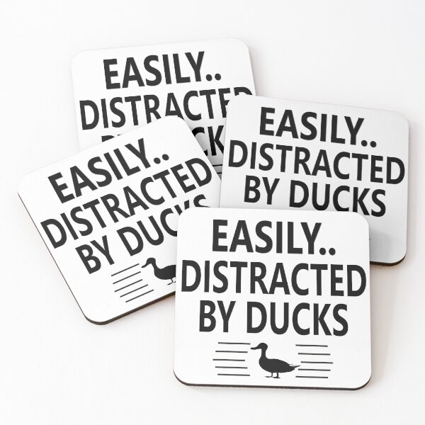 Item preview, Easily Distracted By Ducks designed and sold by bahicharafe.