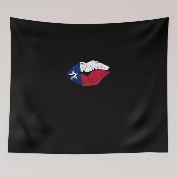 Item preview, Sexy Biting Lips Texas Flag designed and sold by elamlakini.