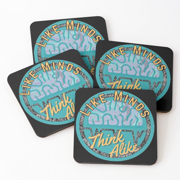 Item preview, Like Minds Think Alike Blue Shade Design for Creative & Positive Minded People designed and sold by Onewivnacher.