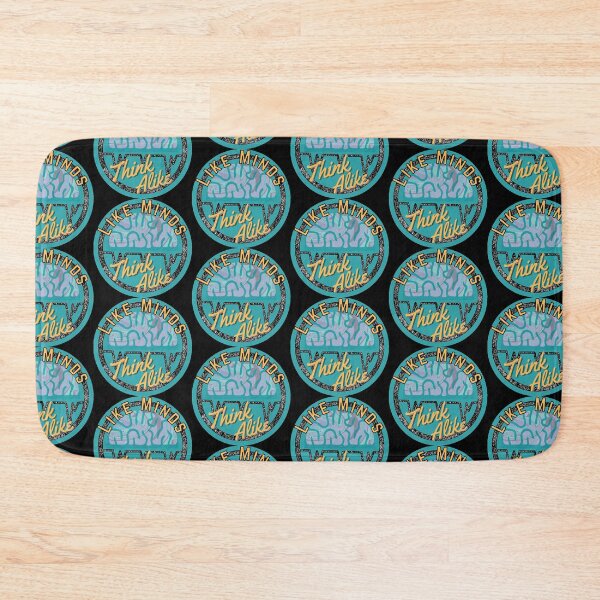 Item preview, Like Minds Think Alike Blue Shade Design for Creative & Positive Minded People designed and sold by Onewivnacher.
