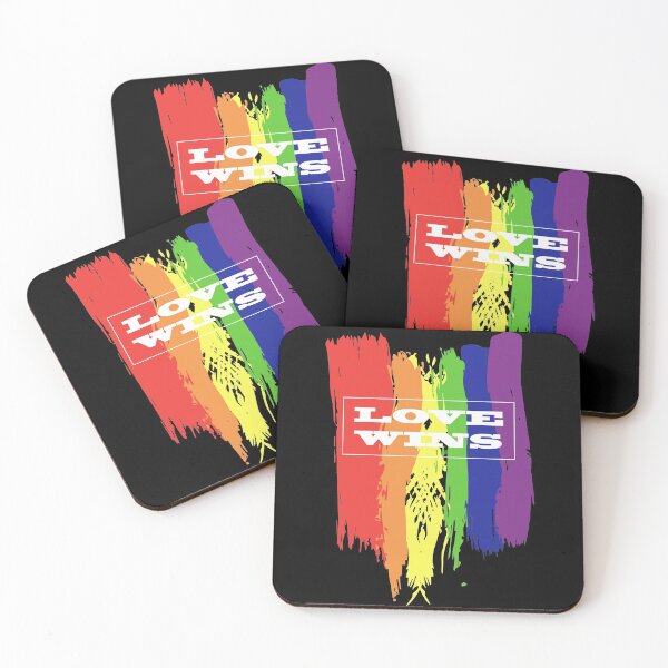 Item preview, Pride Love Wins Rainbow Paint 2 designed and sold by QuidnuncDesigns.