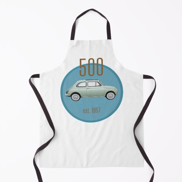 Item preview, New retro blue fiat 500 designed and sold by MiloHarris.