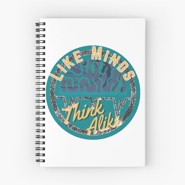 Item preview, Like Minds Think Alike Blue Shade Design for Creative & Positive Minded People designed and sold by Onewivnacher.