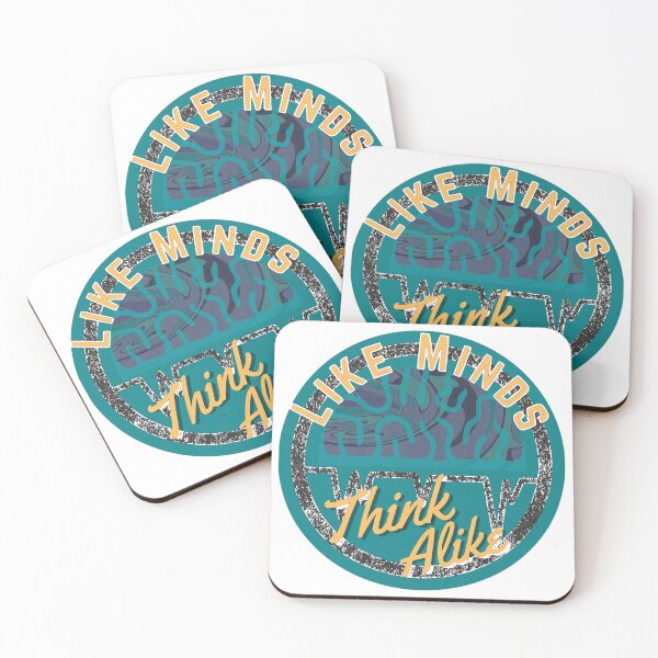 Item preview, Like Minds Think Alike Blue Shade Design for Creative & Positive Minded People designed and sold by Onewivnacher.