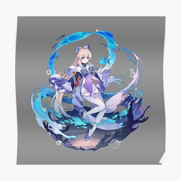 "Genshin Impact Kokomi Official Character Wish Gacha Splash Art
