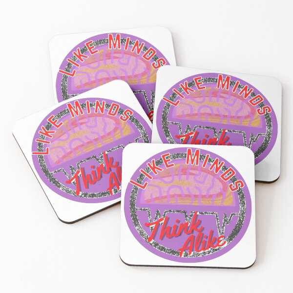 Item preview, Like Minds Think Alike Pink Shade Design for Creative & Positive Minded People designed and sold by Onewivnacher.