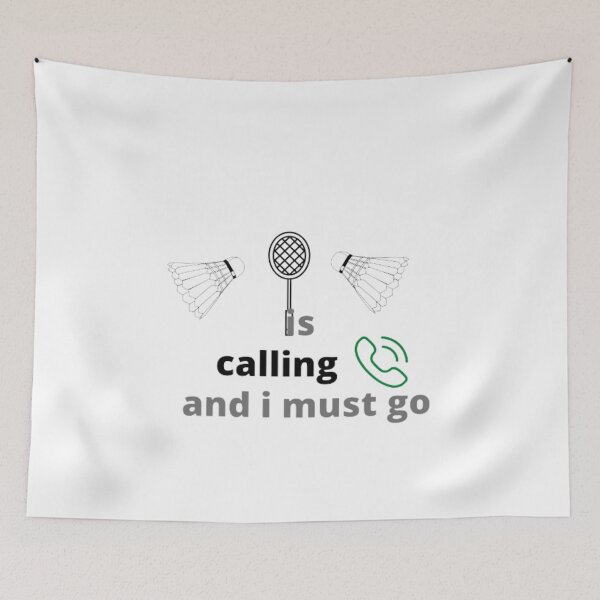 Item preview, badminton is calling designed and sold by misskholeta.