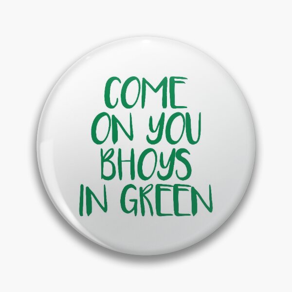 Item preview, COME ON YOU BHOYS IN GREEN, Glasgow Celtic Football Club Green Text Design designed and sold by MacPean.
