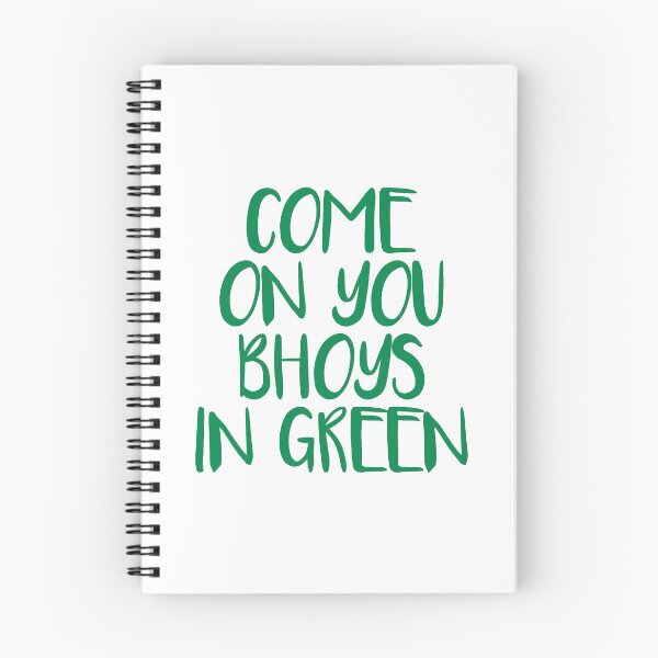 Item preview, COME ON YOU BHOYS IN GREEN, Glasgow Celtic Football Club Green Text Design designed and sold by MacPean.