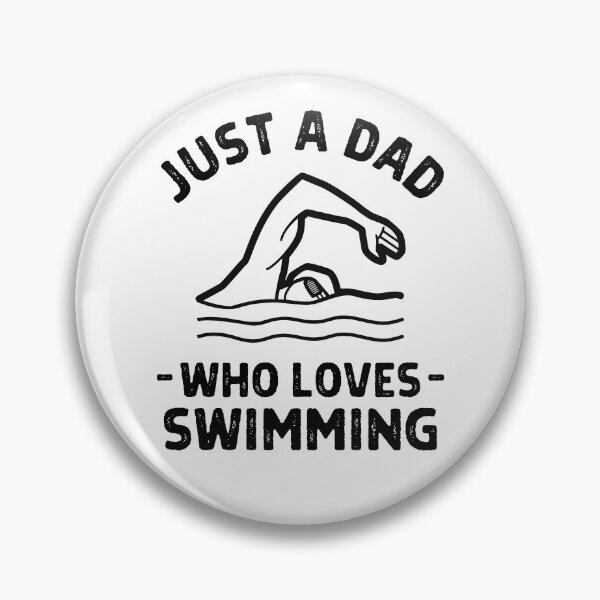Artikelvorschau, Nur ein Papa, der gerne schwimmt entworfen und verkauft von TheGreenGoat.