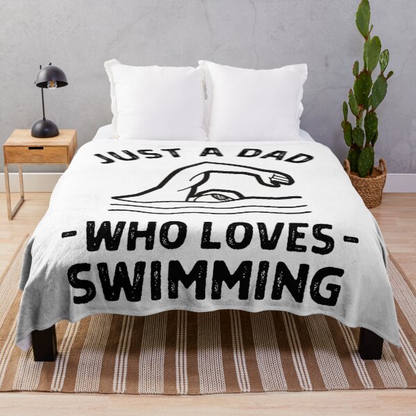 Artikelvorschau, Nur ein Papa, der gerne schwimmt entworfen und verkauft von TheGreenGoat.